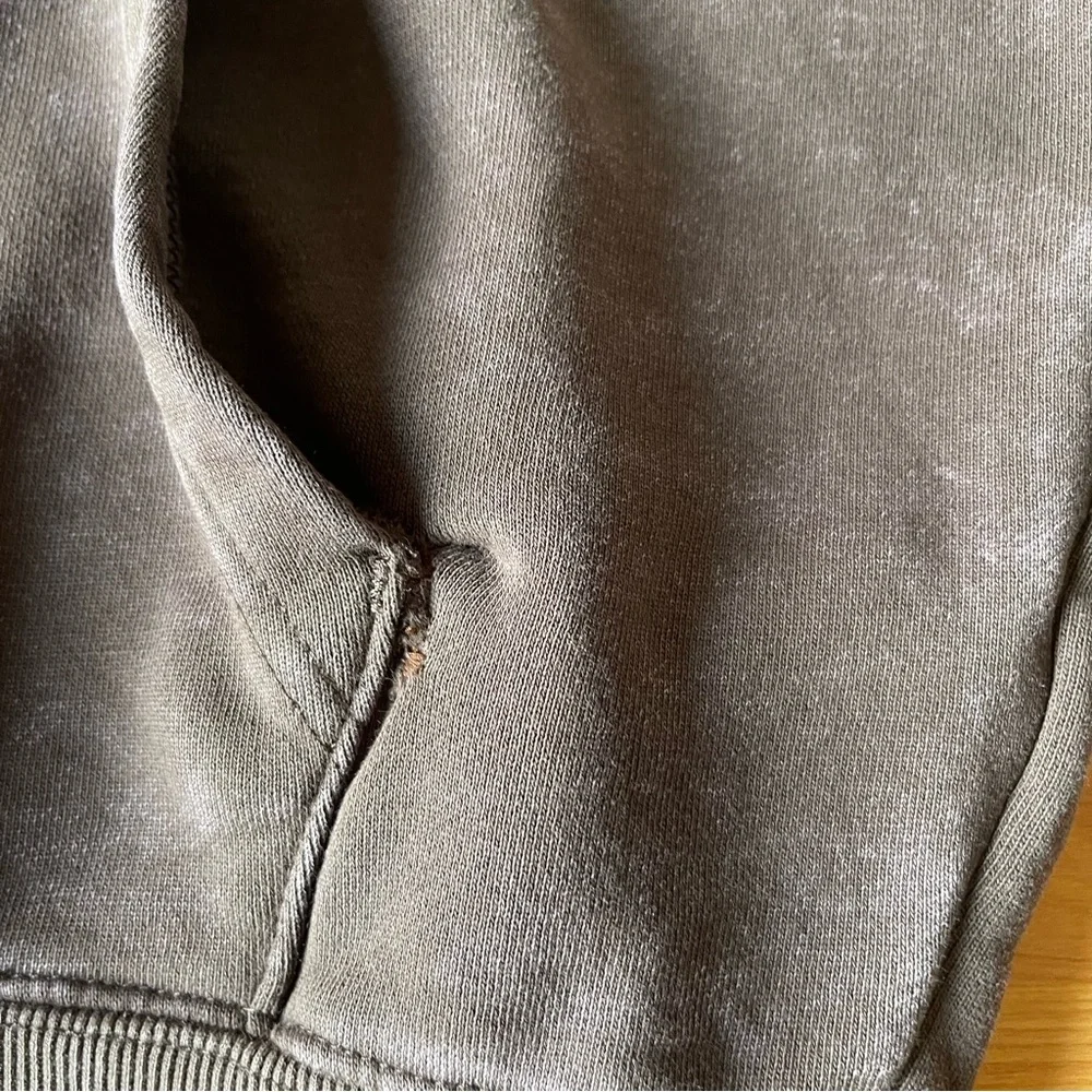NINTH HALL Women’s Boxy Dark Brown Hoodie Size Small - Picture 8 of 9